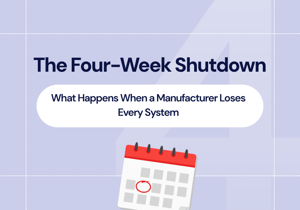 The Four-Week Shutdown: What Happens When a Manufacturer Loses Every System
